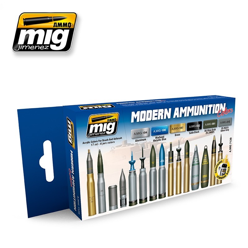 Modern Ammunition Set. AMIG 7129 Modern Ammunition Set. AMIG 7129