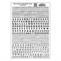 Transfers: Stencil y Block Roman, black. WOODLAND MG751