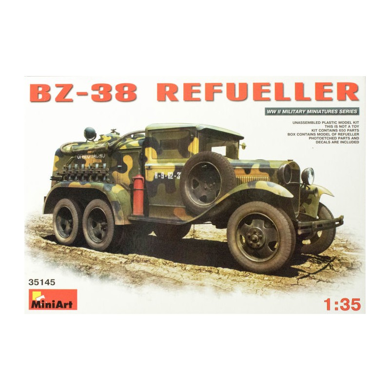 Camión de combustible BZ-38. MINIART 35145