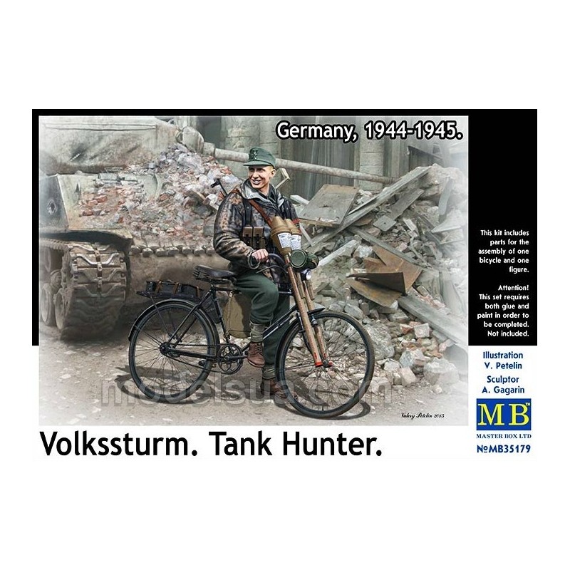 Cazacarros alemán "Volkssturm". MASTER BOX 35179 Cazacarros alemán "Volkssturm". MASTER BOX 35179