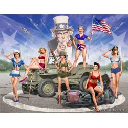 Pin-up: Six models. MASTER BOX 35183