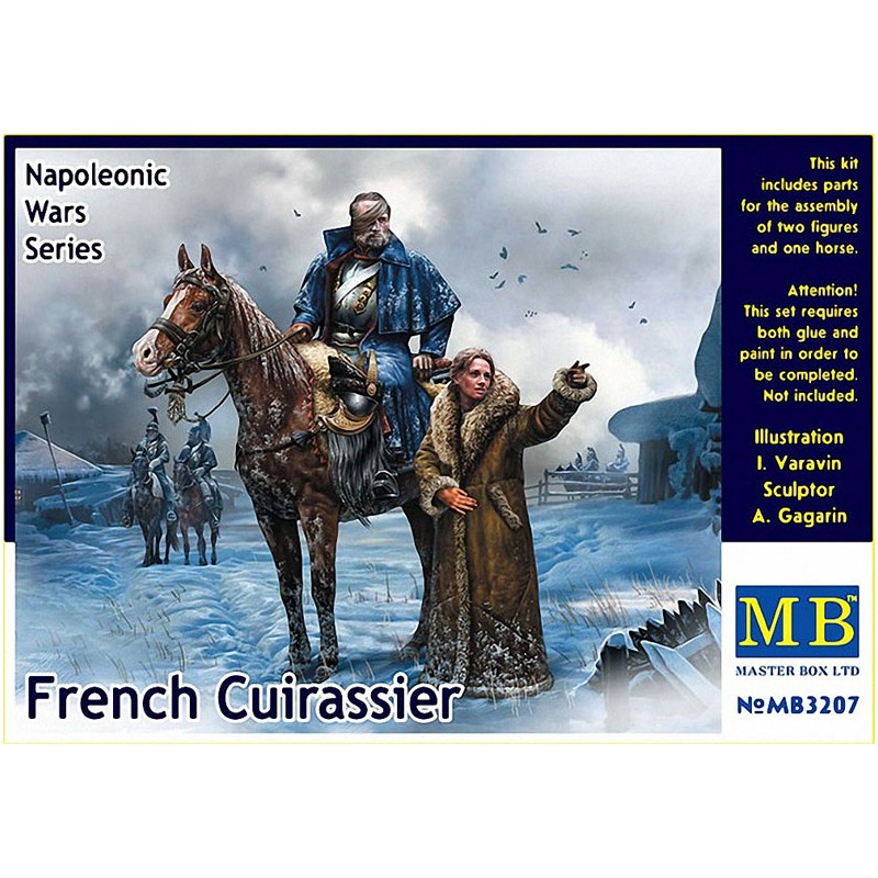 Guerras Napoleónicas: Coracero francés. MASTER BOX 3207