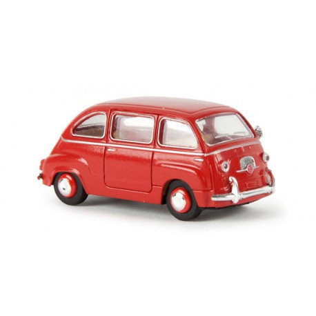 Fiat Multipla, rojo. BREKINA 22469
