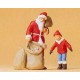 Santa Claus and child. PREISER 65335