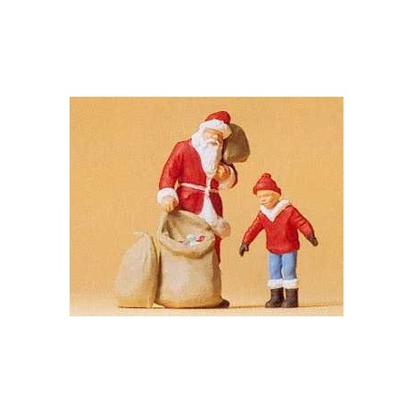 Santa Claus and child. PREISER 65335