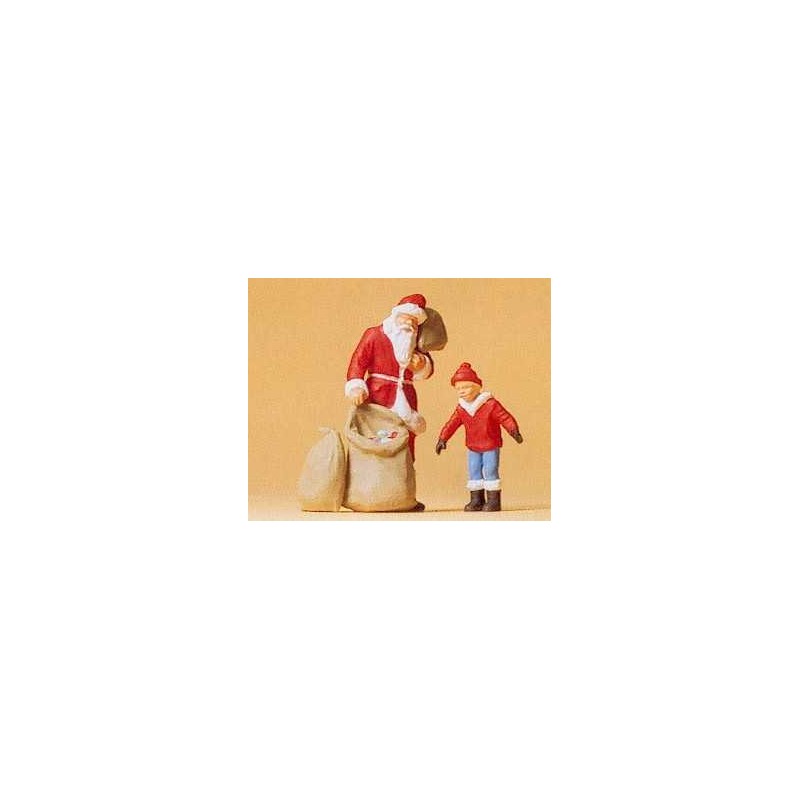 Santa Claus y un niño. PREISER 65335
