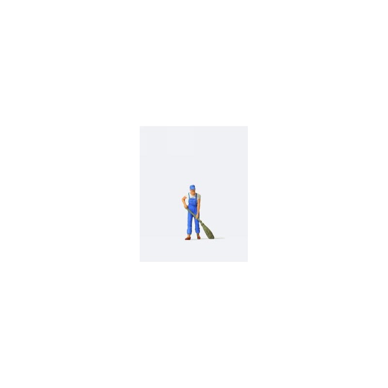Hombre barriendo. PREISER 28097