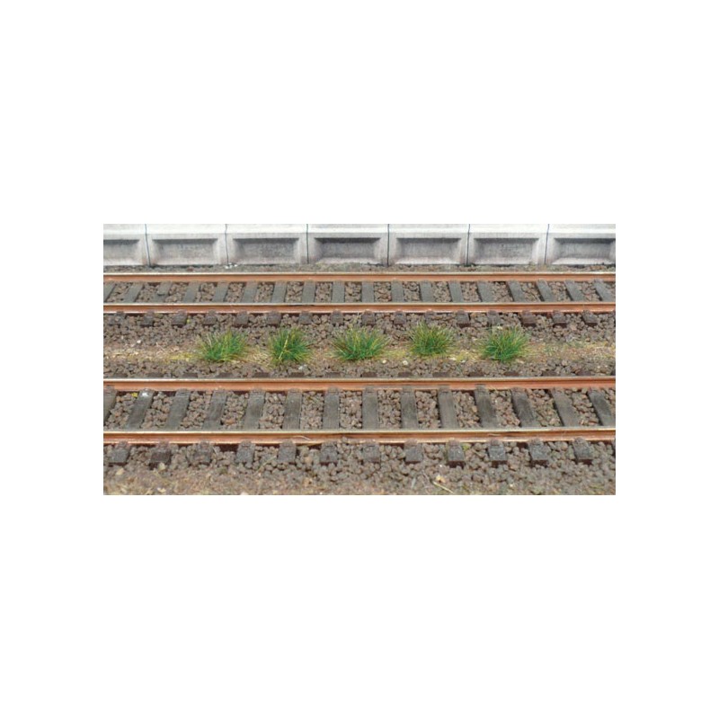 Mechones de césped, verde oscuro. HEKI 1803