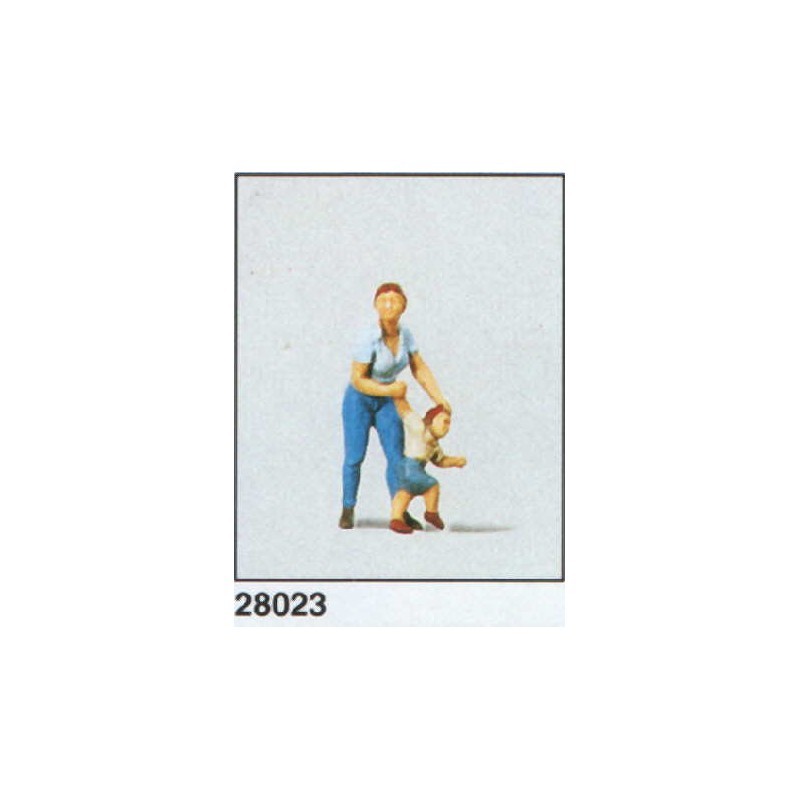 Mujer con niño. PREISER 28023