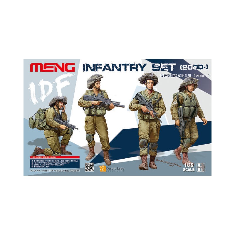 Set de infantería israelí, IDF. MENG HS-004
