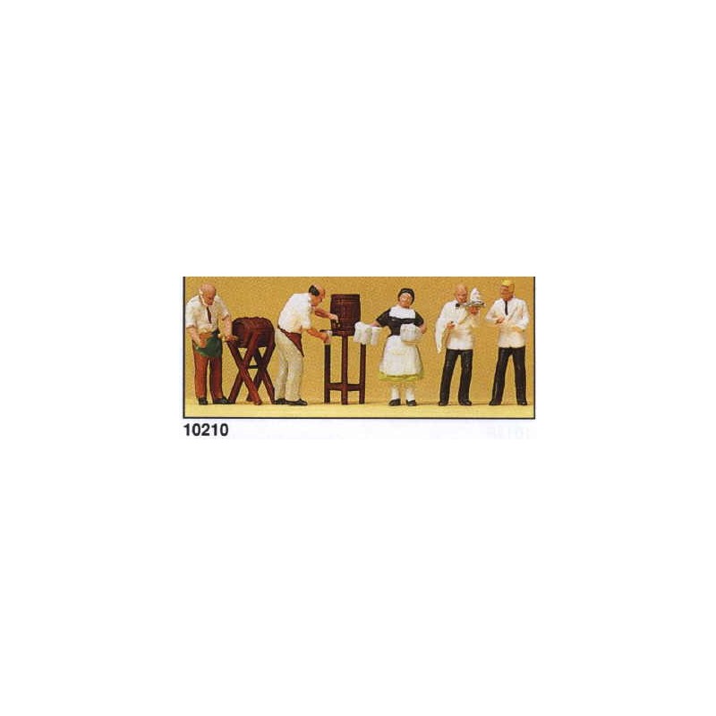 Innkeepers, waiters, waitress. PREISER 10210