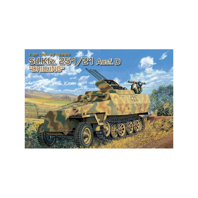 Sd. Kfz. 251/21 Ausf. D Drilling. DRAGON 6217