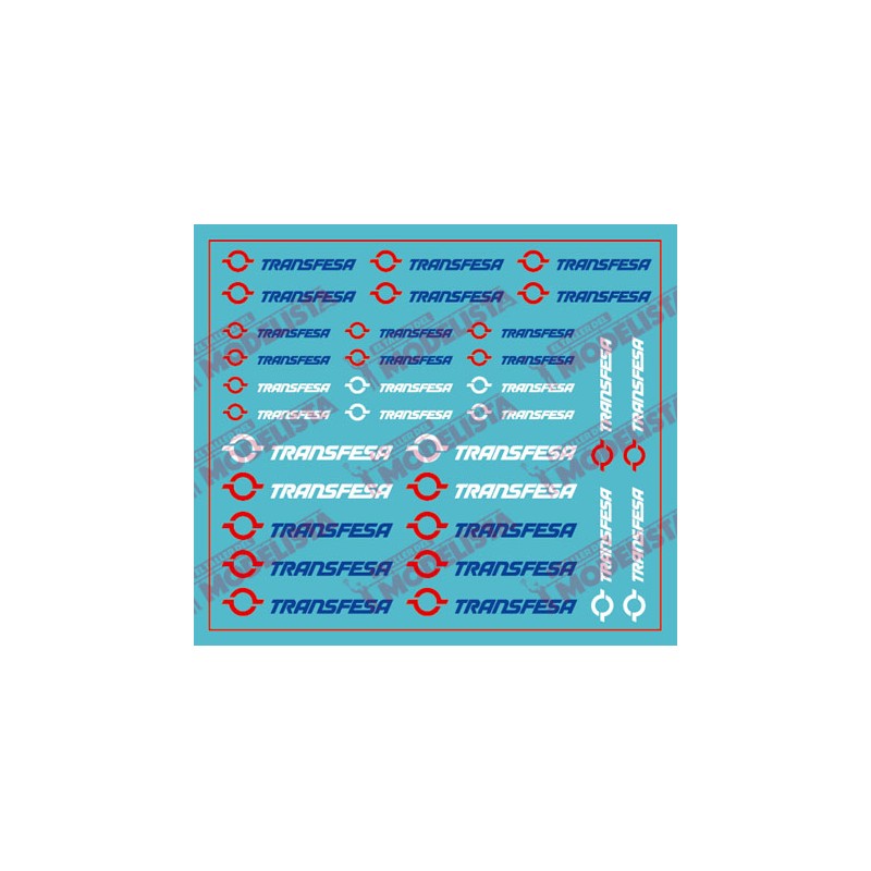 Logotipos de Transfesa modernos. ETM 9030