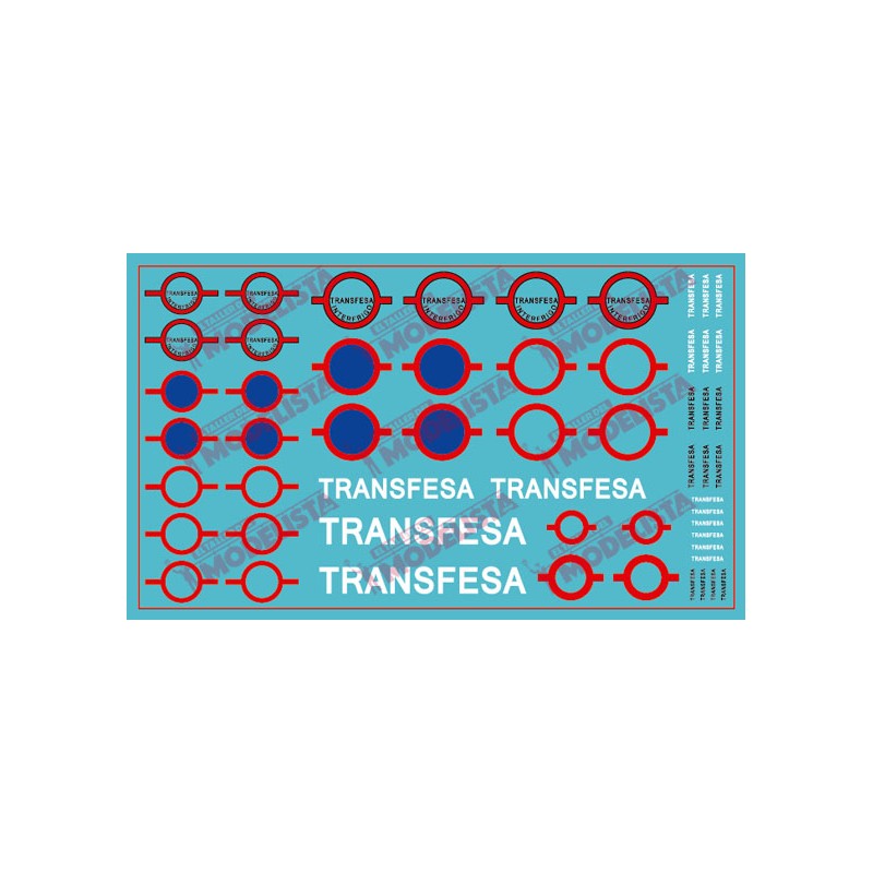 Logotipos de Transfesa antiguos. ETM 9034