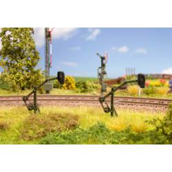 Manual signal lever.