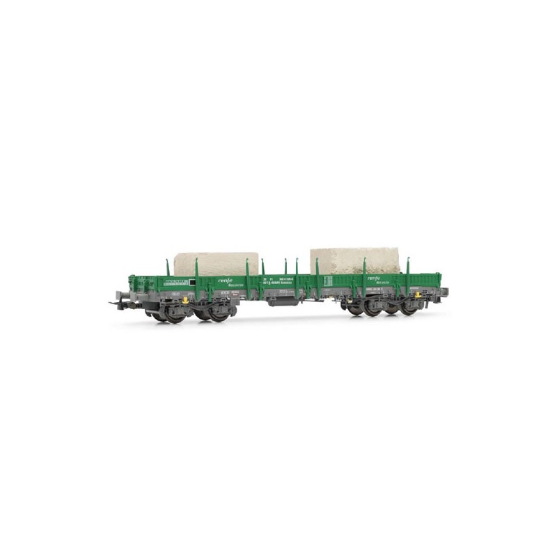 Plataforma con bloques de hormigon, RENFE. ELECTROTREN 5192 Plataforma con bloques de hormigon, RENFE. ELECTROTREN 5192
