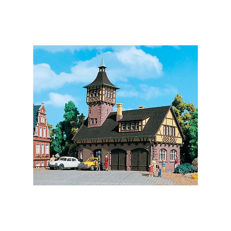 Village lodge with tower. VOLLMER 43756