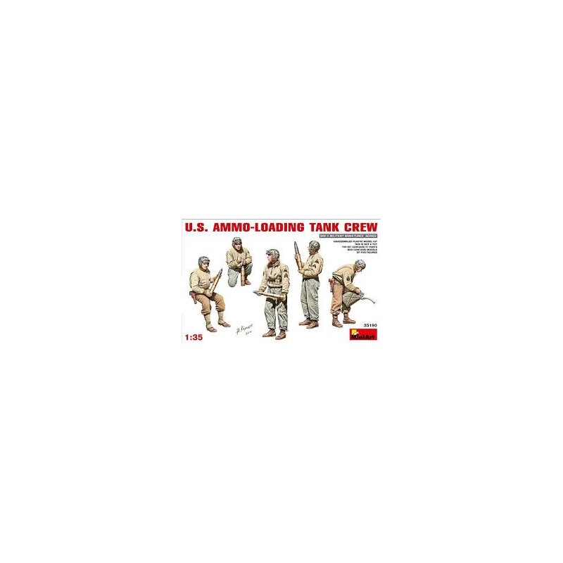 US ammo loading tank crew. MINIART 35190 US ammo loading tank crew. MINIART 35190