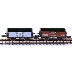 2 wagon set: Minas y Acerias del Nte. GRAHAM FARISH 377-050YZ