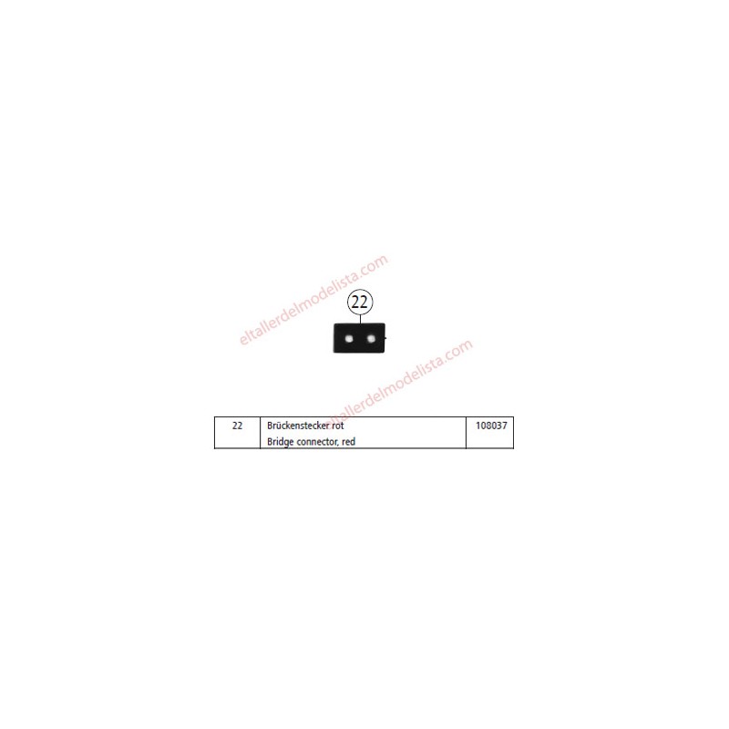 Conector dummy de 8 pins. ROCO 108037