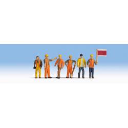 Track workers.