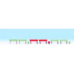 Benches.