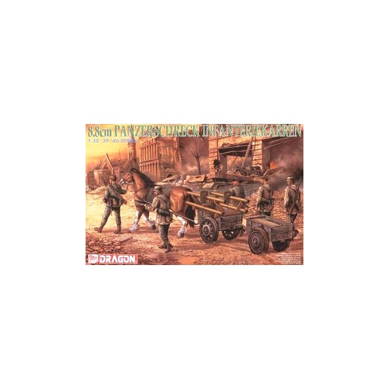 Remolques alemanes con Panzerschreck. DRAGON 6104