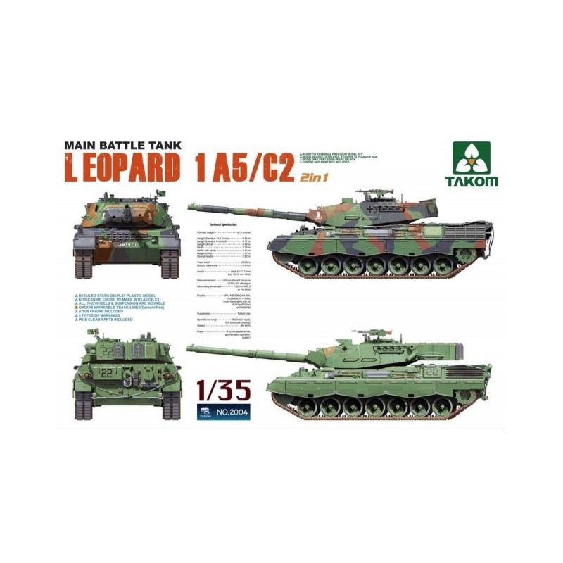 Leopard 1A5/C2. TAKOM 2004