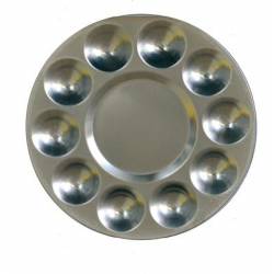 Highly durable aluminum palette with 10 wells. CHAVES 52101