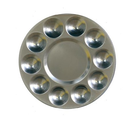 Highly durable aluminum palette with 10 wells. CHAVES 52101