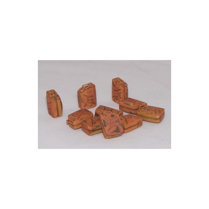 Latas de combustible quemadas. PLUS MODEL 416