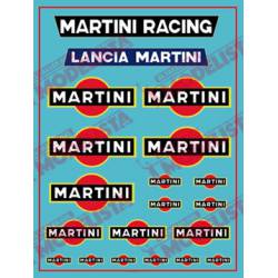 Decalcomanie per Lancia Delta, Martini.