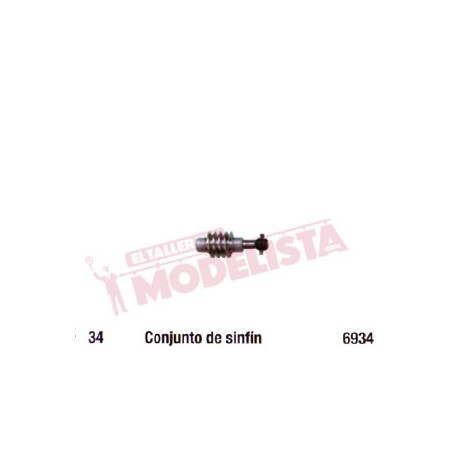 Gear worm for RENFE 269. ER6934