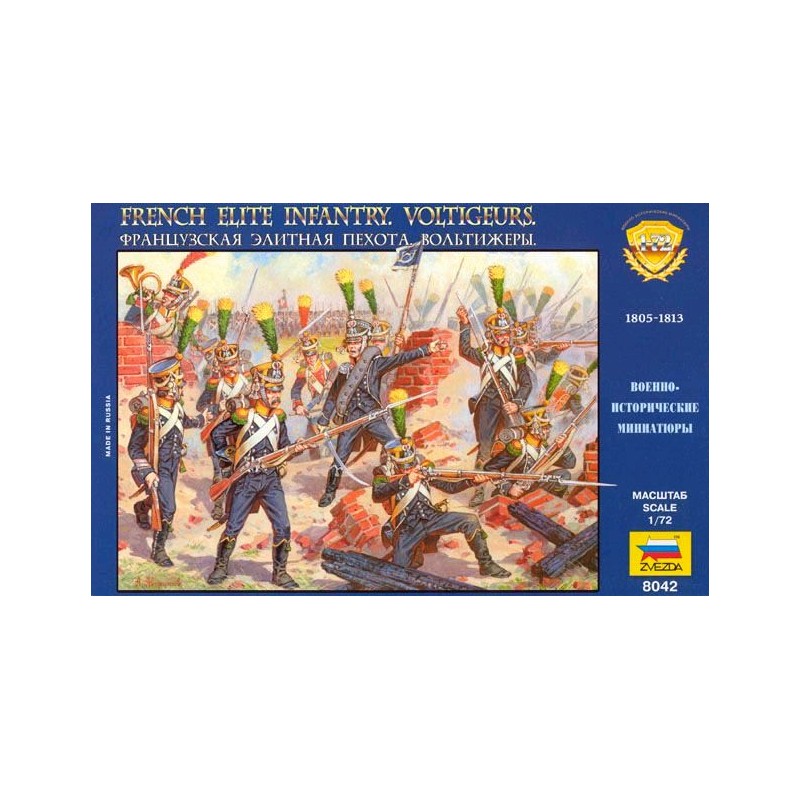 Infantería de élite francesa, "Voltigeurs". ZVEZDA 8042