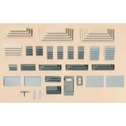 Conjunto de escadas.