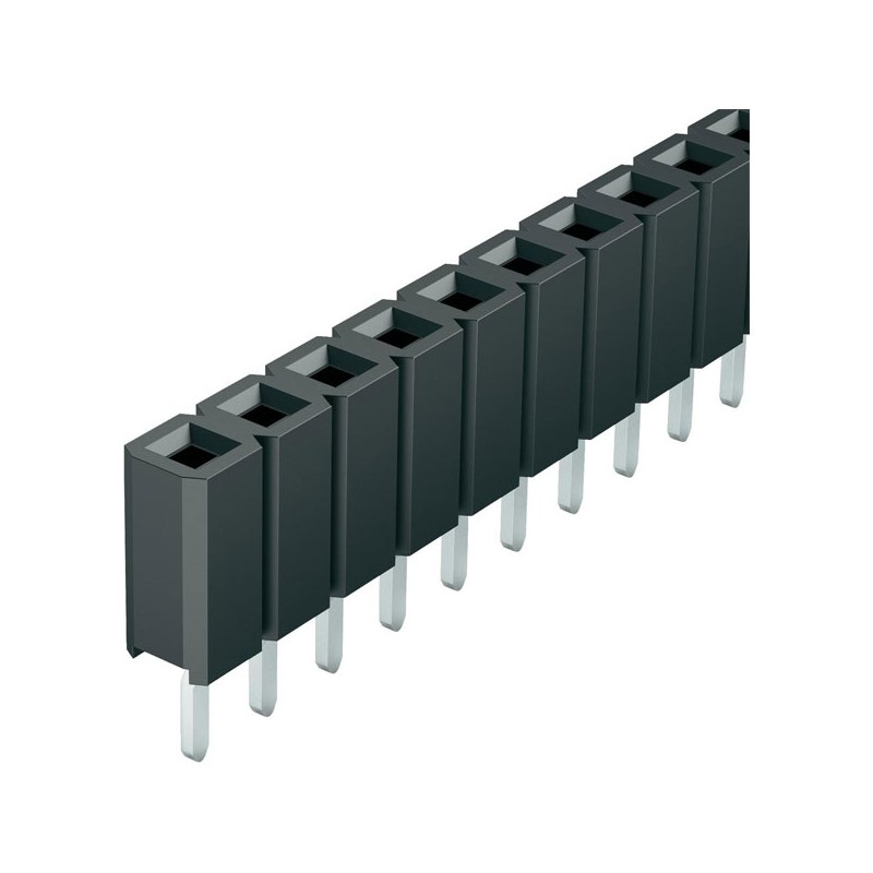 40-pin strip 1.27 mm round female header. ETM E003 40-pin strip 1.27 mm round female header. ETM E003
