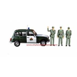 Renault 4L und Guardia Civil.
