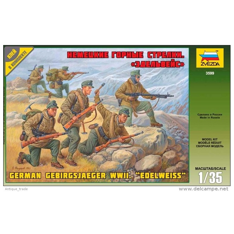 División de montaña alemana. ZVEZDA 3599 División de montaña alemana. ZVEZDA 3599
