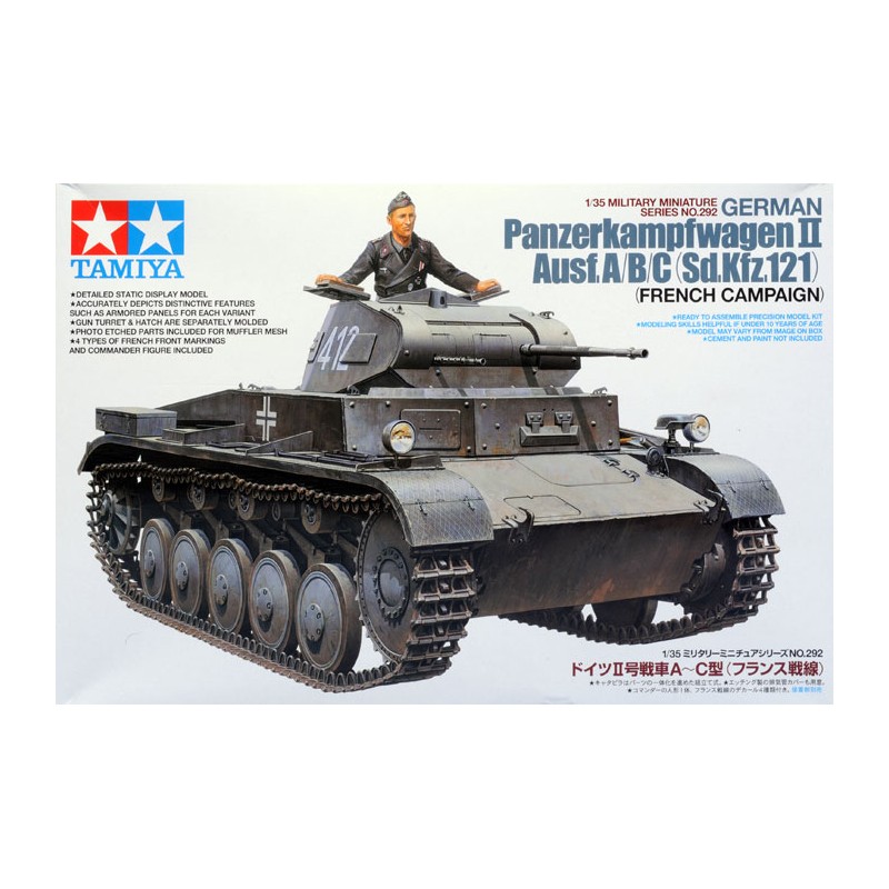 Panzerkampfwagen II. TAMIYA 35292
