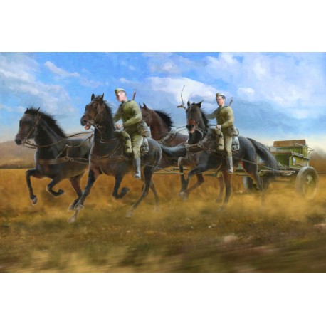 Soviet regimental artillery horse transport (1943-45). ICM 35481