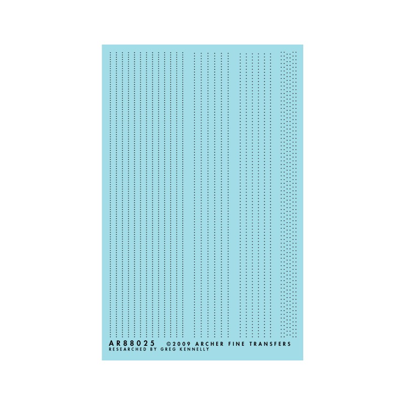 Rivet heads, 0.25 mm. H0. ARCHER AR88025