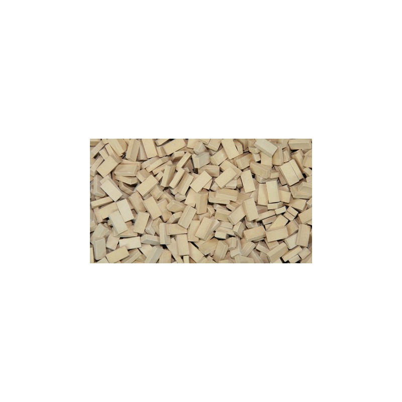 Medium beige bricks, German format (x1000). JUWEELA 23044
