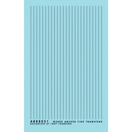 Set de remaches en doble fila. H0. ARCHER AR88031