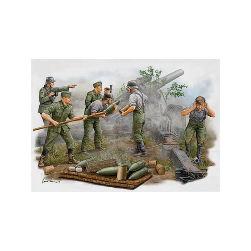 Artilleros alemanes. TRUMPETER 00425