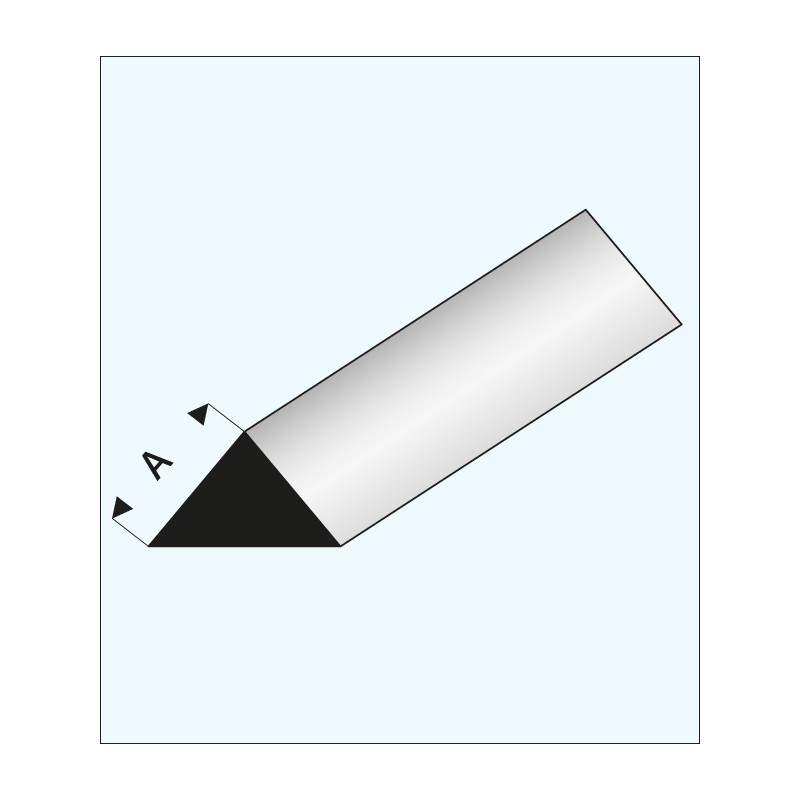 Perfil triangulo 90º de 4 mm. MAQUETT 405-54/3