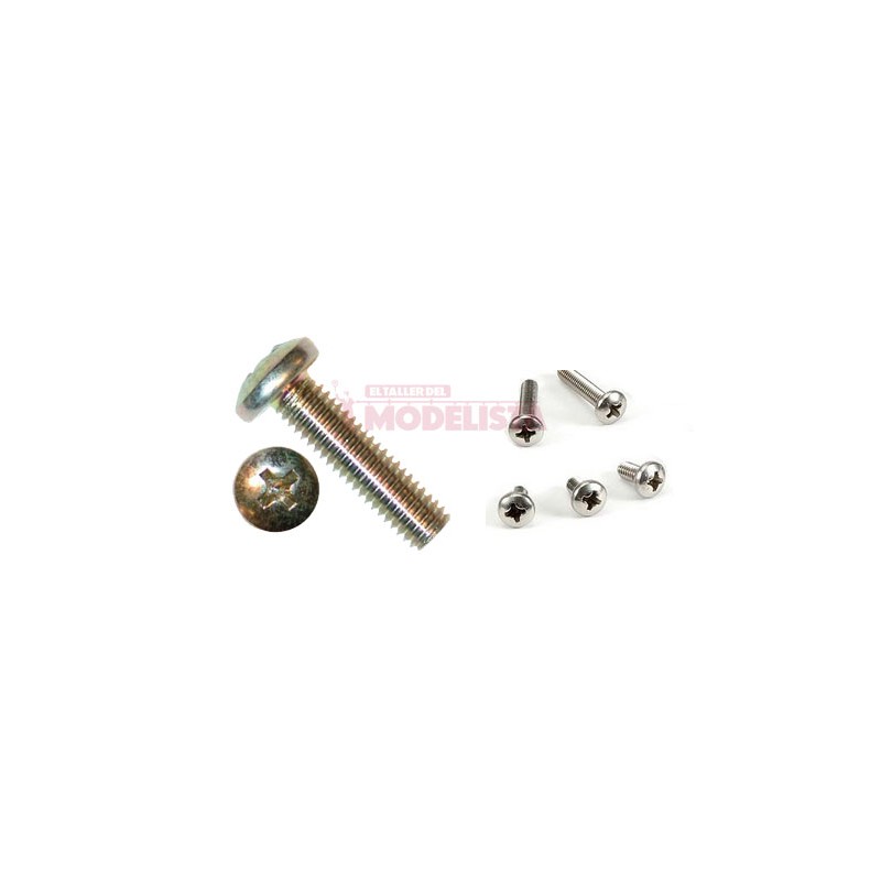 Tornillo de acero DIN7985 (x50). M1,0 x 3 mm Tornillo de acero DIN7985 (x50). M1,0 x 3 mm