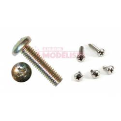 Tornillo de acero M1,2 x 8 mm (x50).