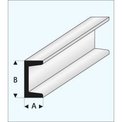 Channel "U" 1,25 x 2,5 mm. MAQUETT 412-53/3