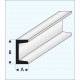 Channel "U" 3,0 x 6,0 mm. MAQUETT 412-57/3