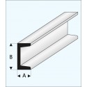 Channel "U" 5,0 x 10,0 mm. MAQUETT 412-59/3